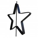 Nordic by hand - Iron star outline black str small fra Nordic By Hand