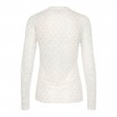 Kaffe - Mina ls mesh bluse fra Kaffe