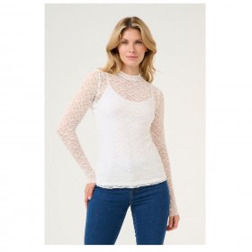 Kaffe - Jolia ls bluse fra Kaffe