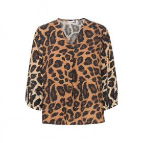 b.young - Hinva leopard bluse fra B.young