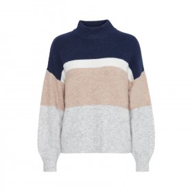 b.young - Omea striped jumper fra B.young